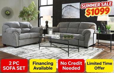2 PC SOFA AND LOVESEAT