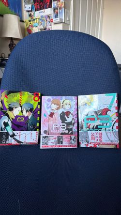 Japanese Persona 3 manga by Shuji Sogabe/ATLUS, Volumes 7, 8, and 9