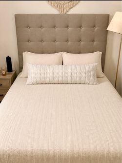 Ashley Dolante Queen Upholstered Bed Frame – Like New