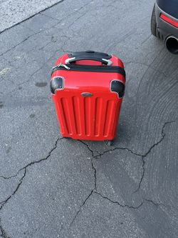 Red Swiss Case Suitcase 