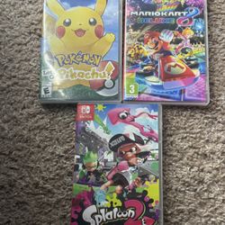 Nintendo Switch Games Set Of 3 