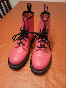 Hot Pink Dr Martens Boots