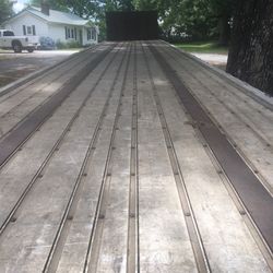 Flat Bed Trailer 51 Ft. Long 102” Wide Good Tires .