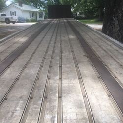 Flat Bed Trailer 51 Ft. Long 102” Wide Good Tires .