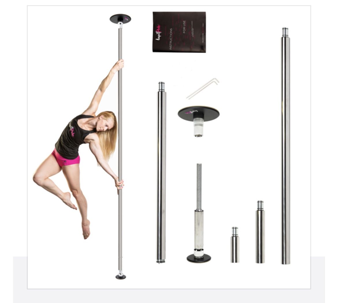 Lupit Dance Pole Static/spin 42mm Stainless Steel