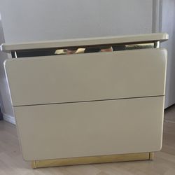 Vintage Lane Furniture Lacquer Nightstand 