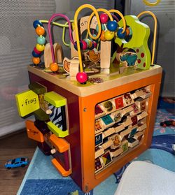 Zany zoo activity cube