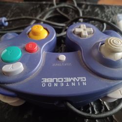 NINTENDO GAMECUBE PURPLE CONTROLLER $65 FINAL PRICE SAME DAY SHIPPING 