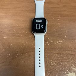 Apple Watch Series 7 45MM Cellular Starlight Aluminum Case Starlight Sport Band