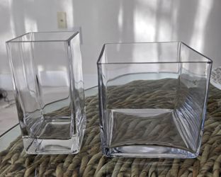 Glass Vases $1 Each.