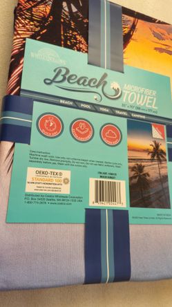 N. Peoria Brand New Whitley Willows Palm Tree Microfiber Beach Towel From Costco 35 X 70 Please Read Description For Pick Up Location Options 