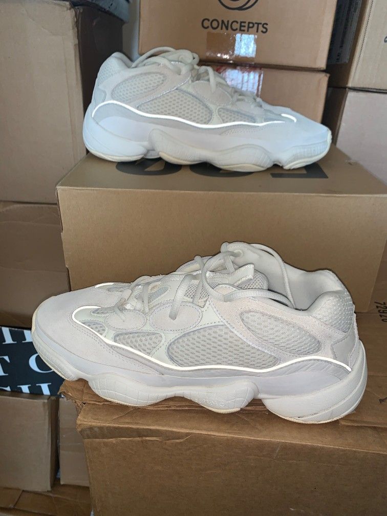 Men's Adidas Yeezy Boost 500 Bone White Size 10.5