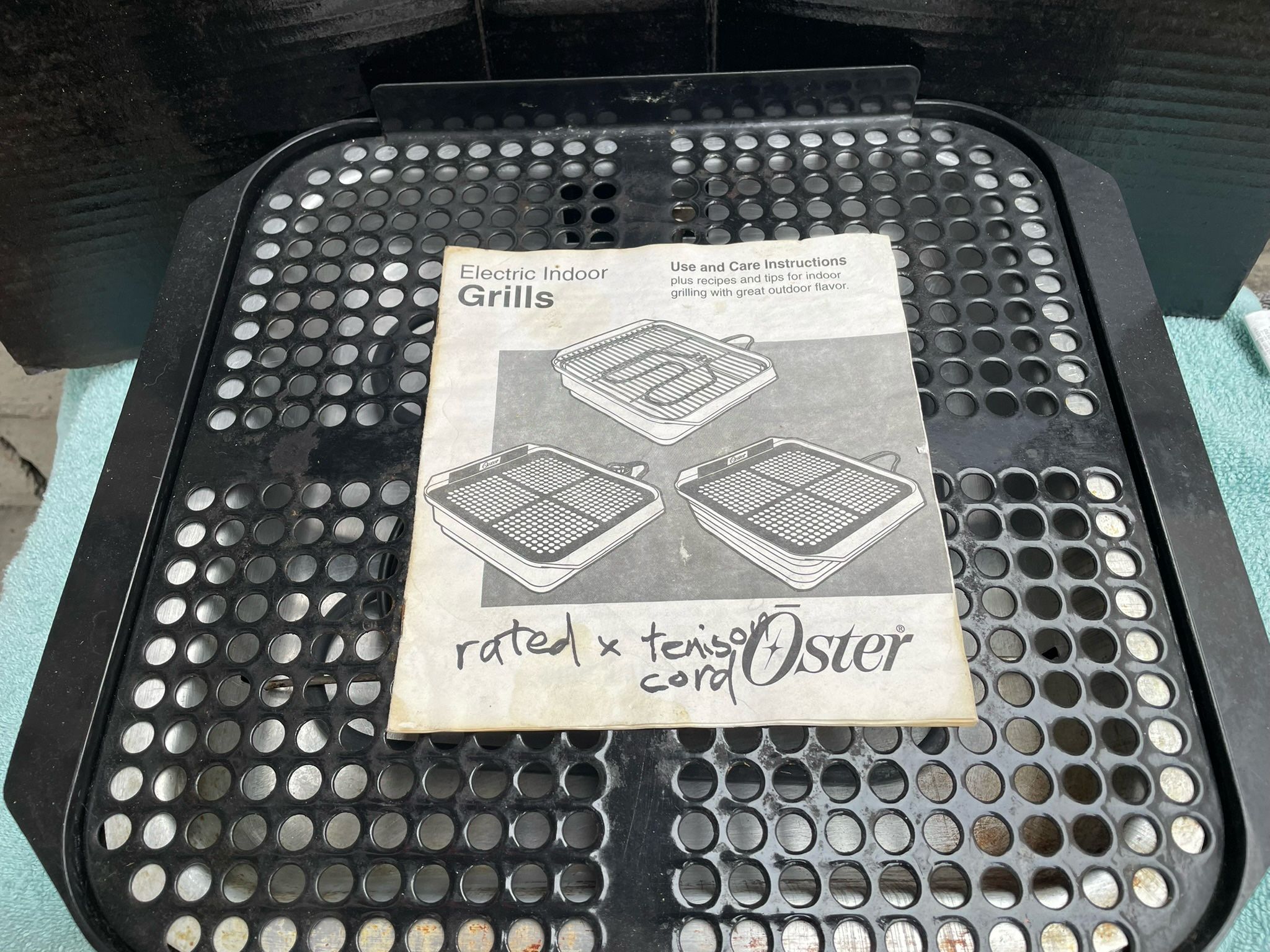 Oster Countertop Electric Grill-PLEASE READ description re “Bundled Pricing“