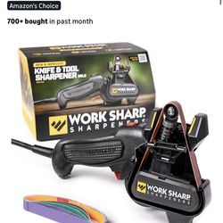 Work Sharp Knife and Tool Sharpener with extra replacement belts