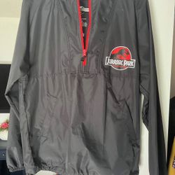 Unisex Jurassic Park Windbreaker, Universal Studios Florida, Size Small