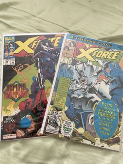 X-Force #17 and #23 comic books
