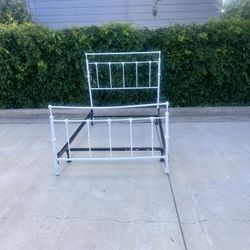 Full size White Bed Frame