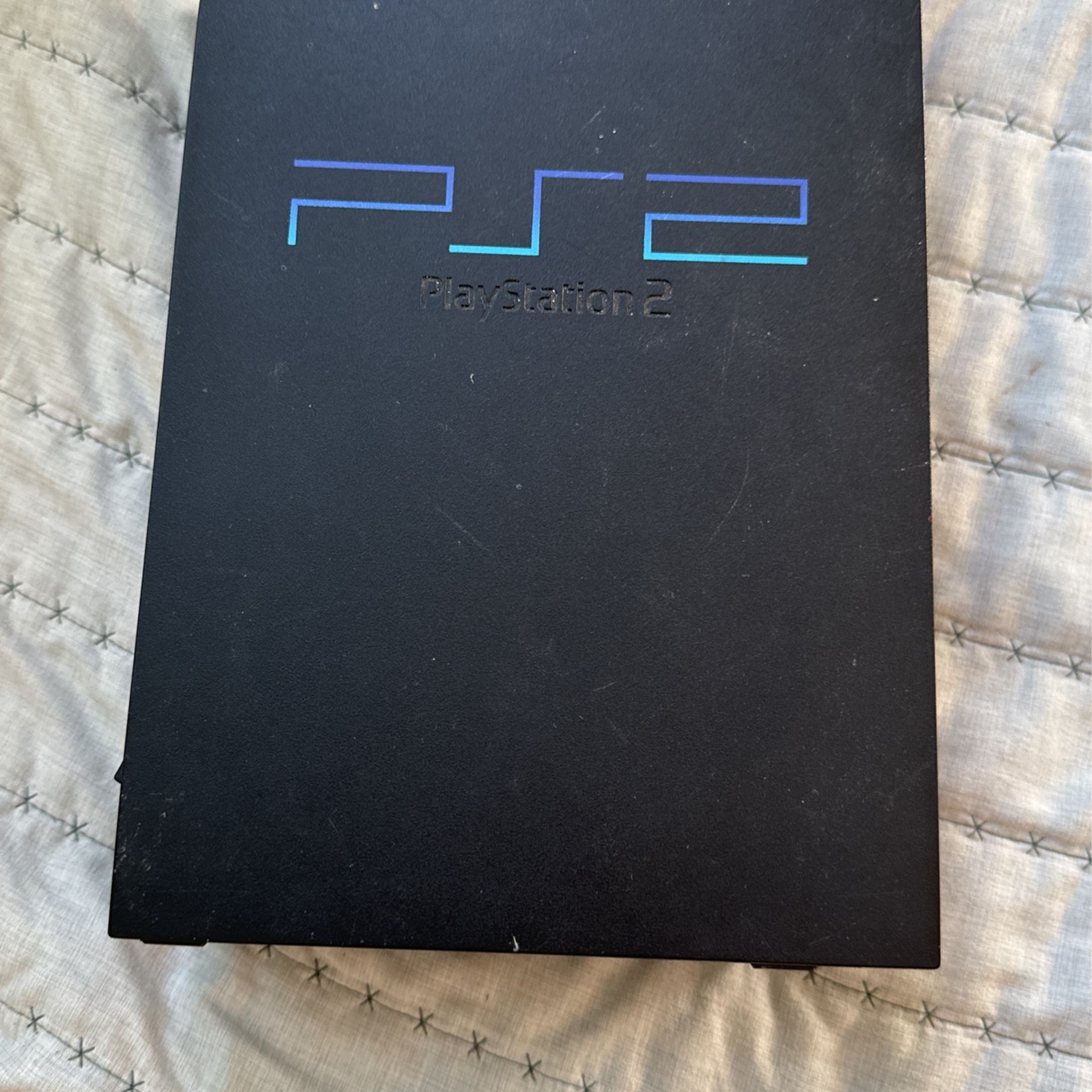 Ps2 With Memory Card And Controller