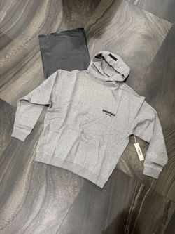 Dark oatmeal Essentials hoodie small