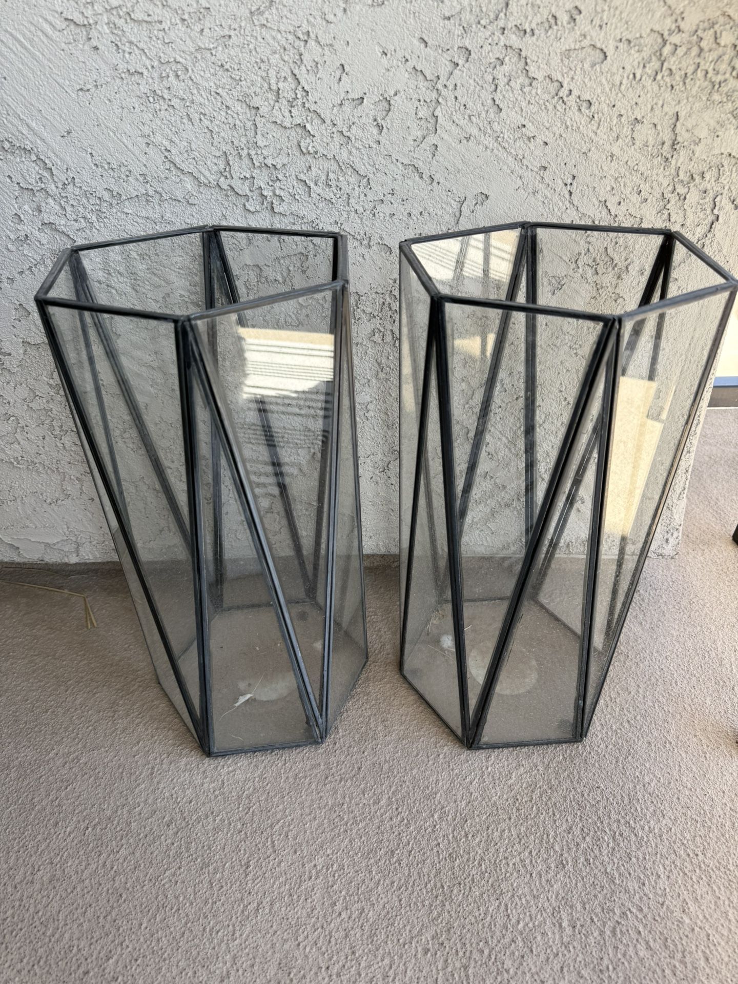 Glass Candle Holders