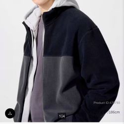 UNIQLO Fleece Full-Zip Jacket | Color Block