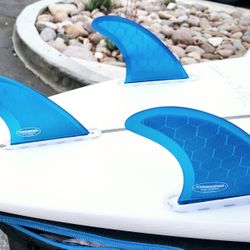 TERRAMAR SURFCO AM1 HEXCORE SURFBOARD FINS BRAND NEW $65