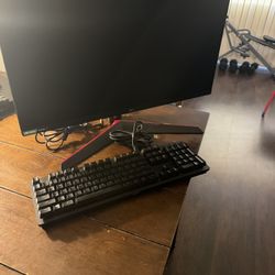 LG monitor plus razer keyboard 