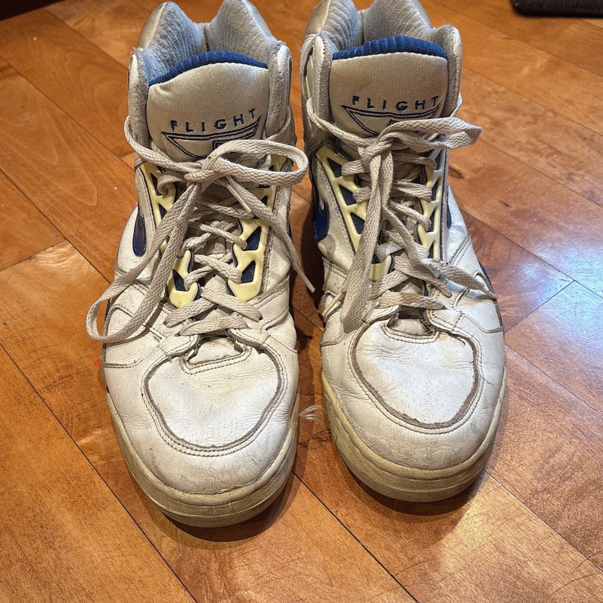 Vintage Nike Air Flight Basketball Shoes 1987