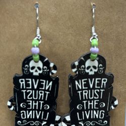 Beetlejuice Earrings
