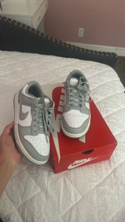 nike dunk low retro grey 7 and a half
