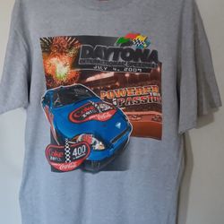 Nascar Coca-Cola 400 Dayyona Tshirt Size Xl 23x29