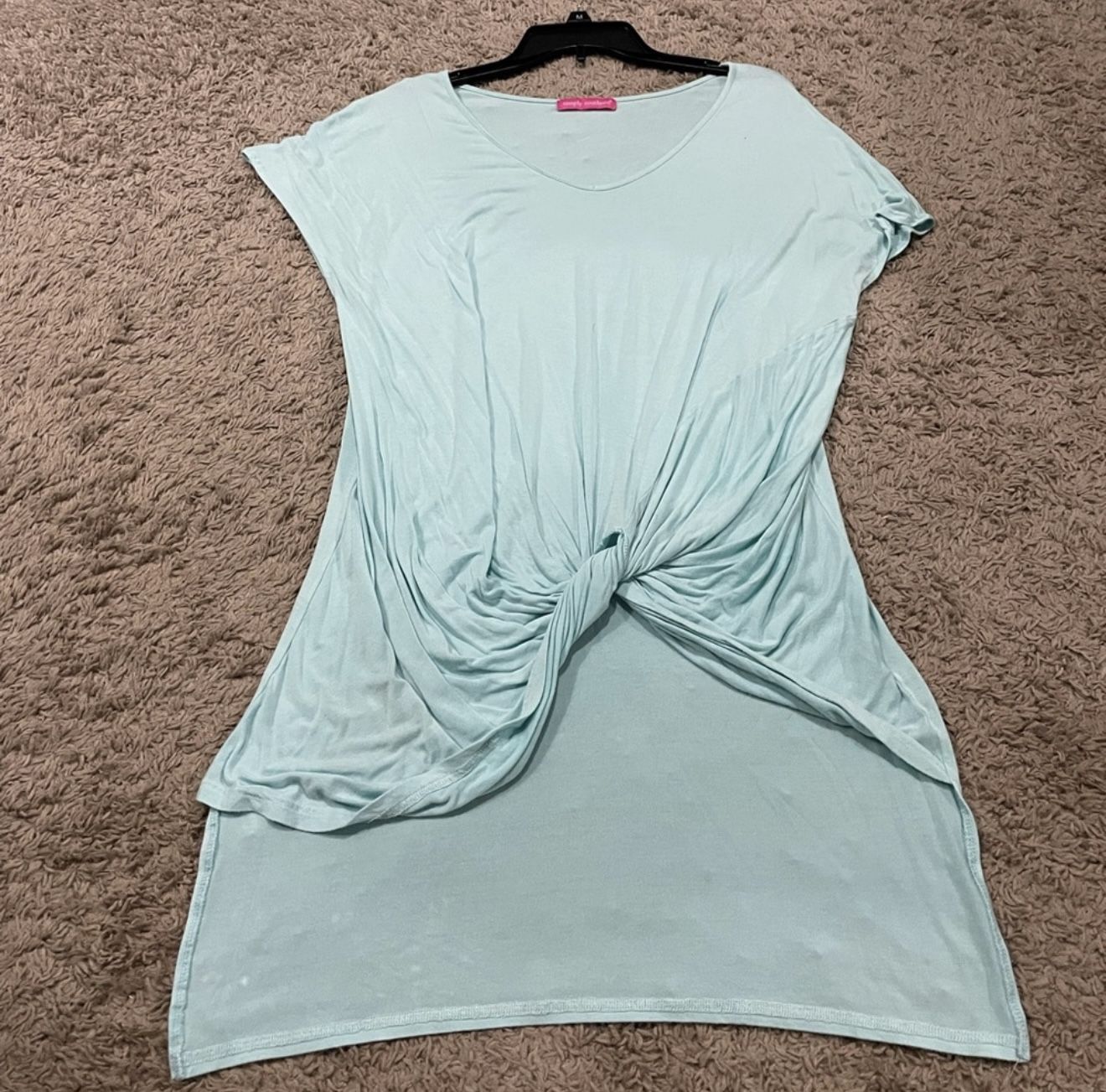 {SIMPLY SOUTHERN} Twist Knot High Low T-Shirt