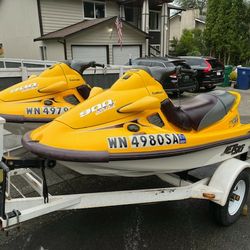 1999 KAWASAKI  Jet Ski's  with trailer 