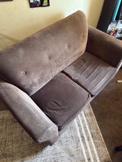 Dark Brown 2 seater couch (Free)