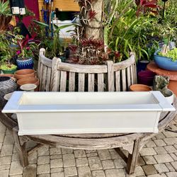 3’ Self Watering Window Box: 36”W x 12”D x 10”H