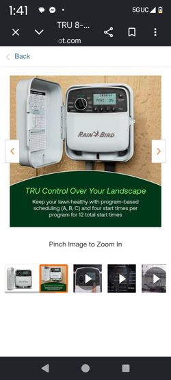 TRU 8-Station Indoor/Outdoor Irrigation Controller