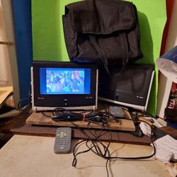 Venturer Portable DVD Player Dual Screen  Car Auto Tv Video-$60.00
