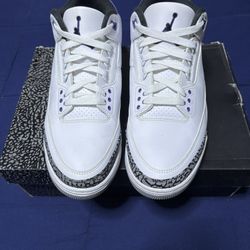 Jordan 3 Retro Dark Iris 2022  Size 11