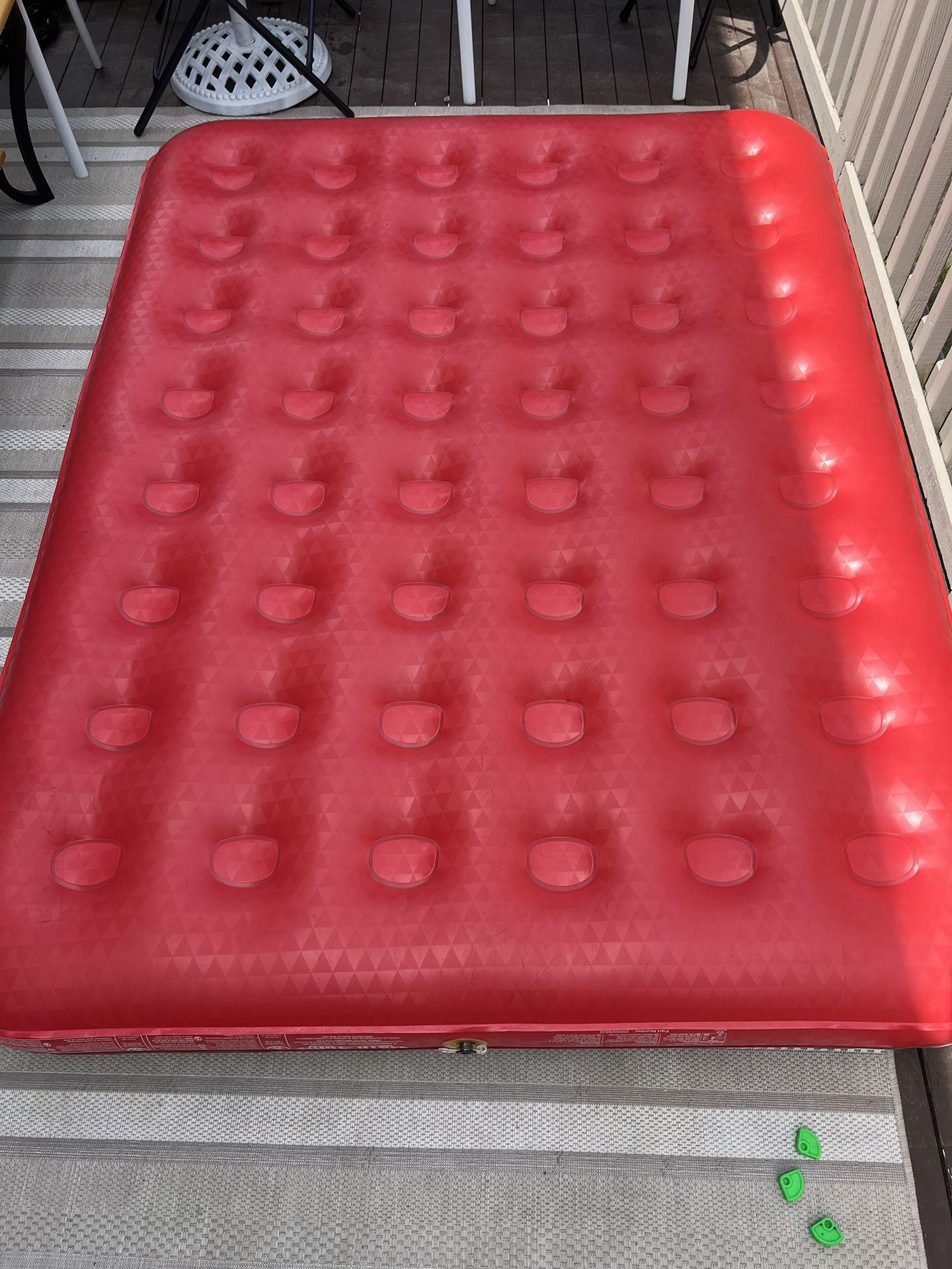 Camping Air Mattress Queen Size.