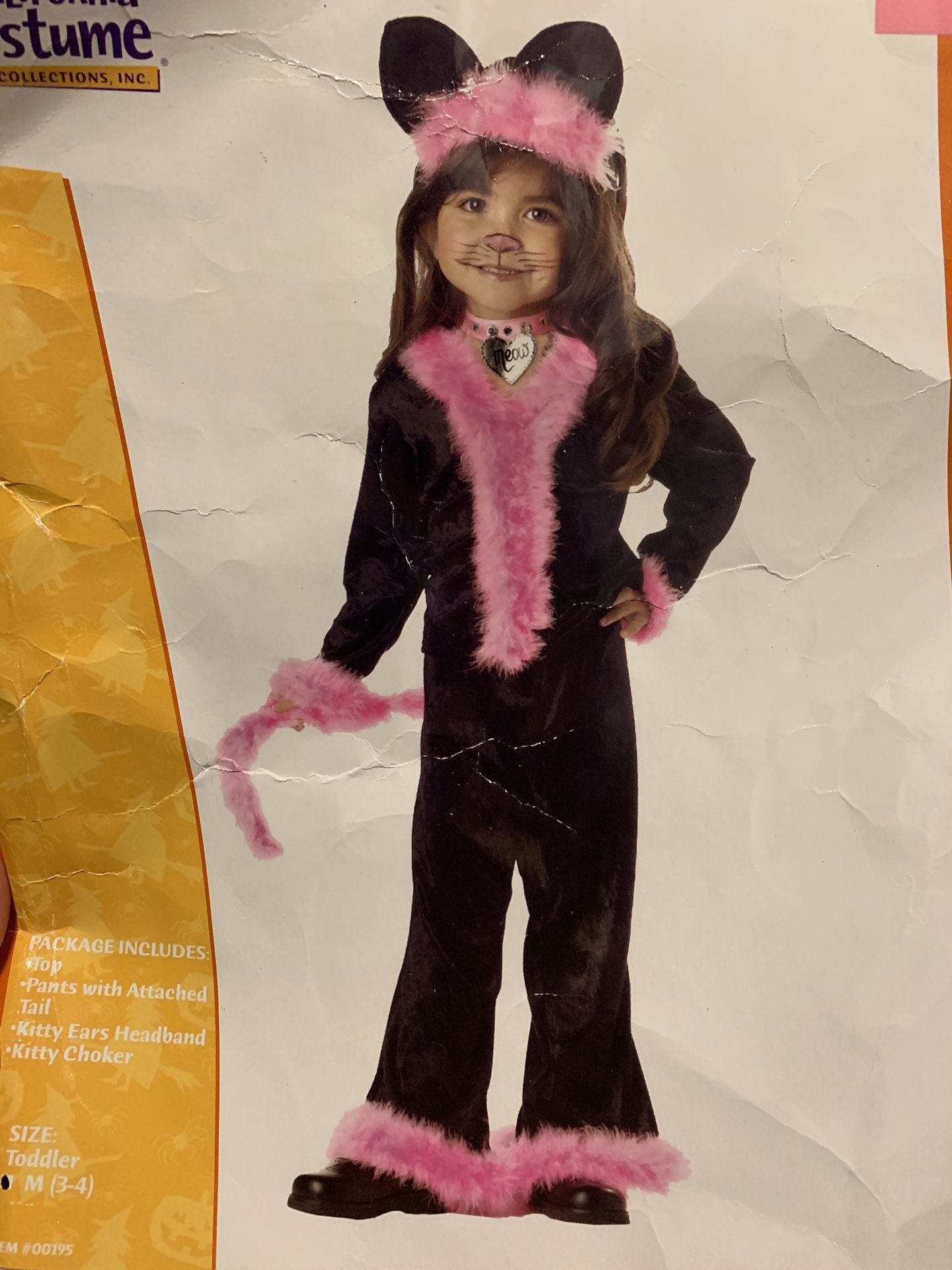 Pretty kitty costume Toddler Size 3-4 🐱