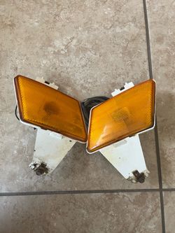 70 Impala front bumper markers