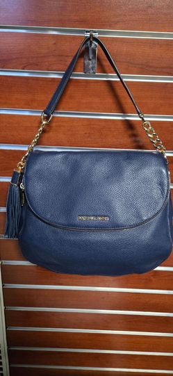 MICHAEL KORS NAVY BEDFORD HOULDER BAG