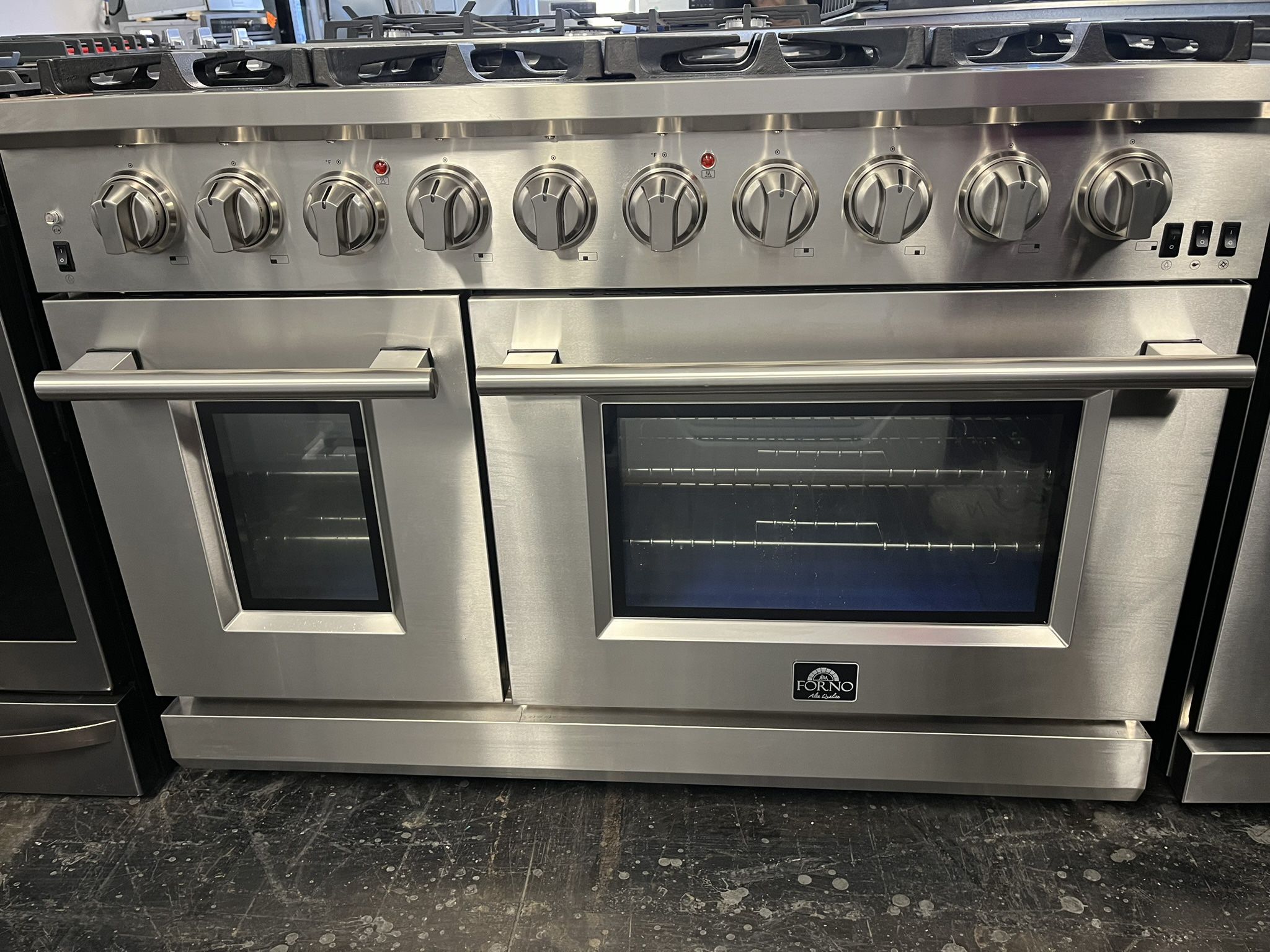 🚩🚩 FORNO 48” Built In Range Stainless Steel Stove 🚩🚩🚩
