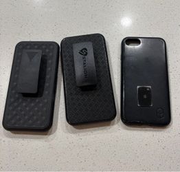 Lot of 3 Black Phone Cases