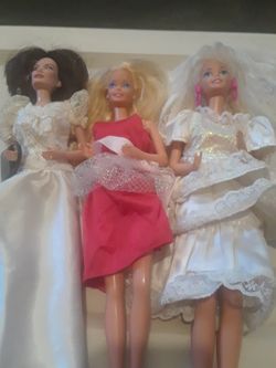 Vintage Barbie bridal party
