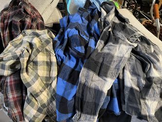 Mens Large Flannels