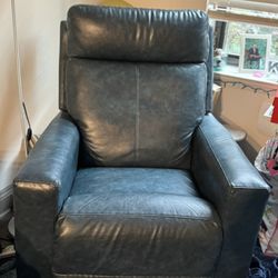 Blue Recliner 