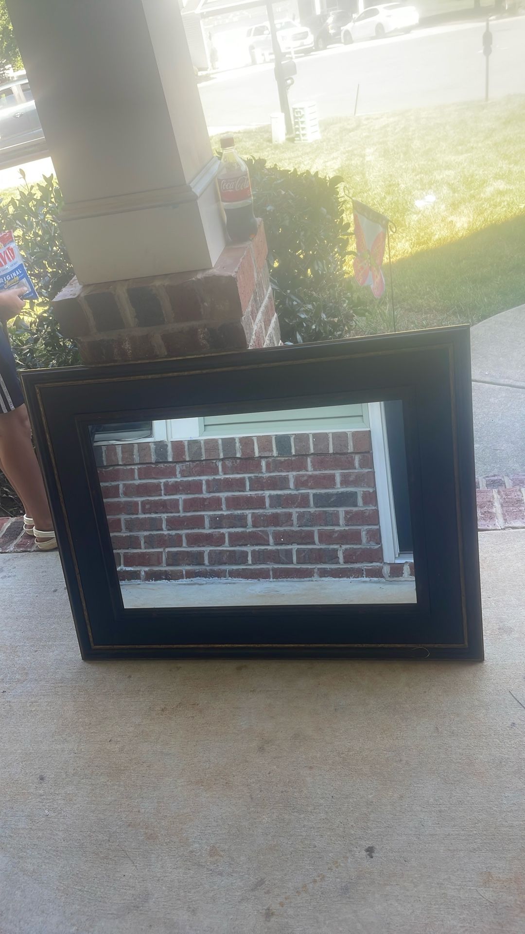 Large antique mirror