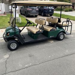 Ezgo Cushman Shuttle 48 Vots Electric Golf Cart 6 Passengers 