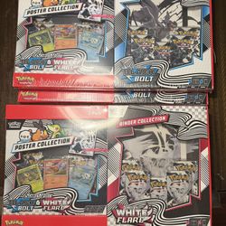 Pokemon: White Flare & Black Bolt Binder + Unova Poster Collection